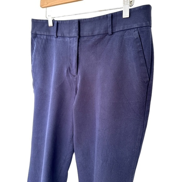 Talbots Newport pant in a stretch cotton blend, high waisted, straight leg - Picture 2 of 11
